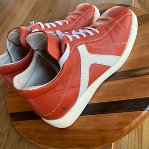 Havana Joe Chukka Boots/Sneakers, Red Leather, Eur 45/US 11.5-12